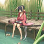 Bunny at the river