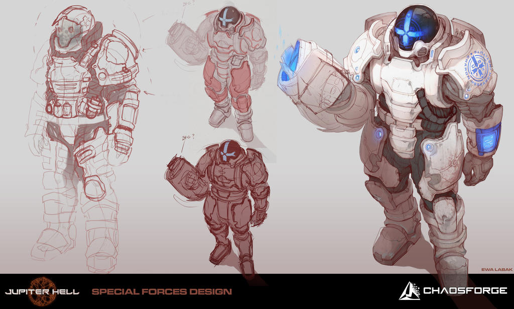 Jupiter Hell - Special forces concept art