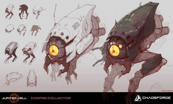 Jupiter Hell - Corpse collector concept art