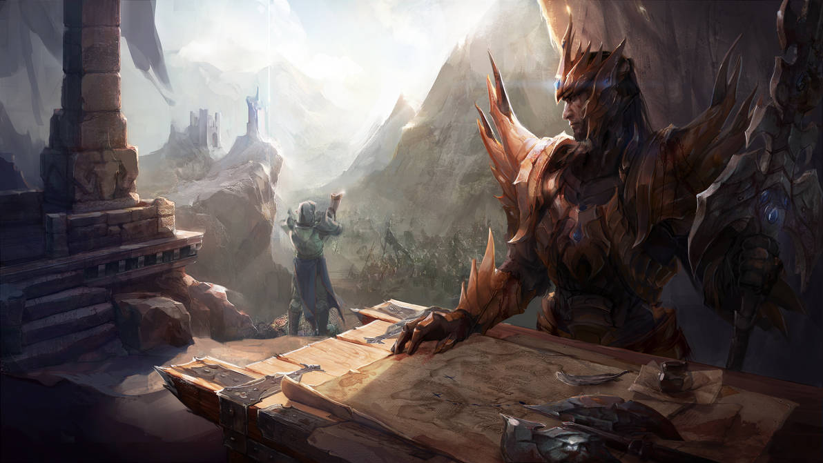 Jarvan scene for Jeremy Gaming Curios by EwaLabak