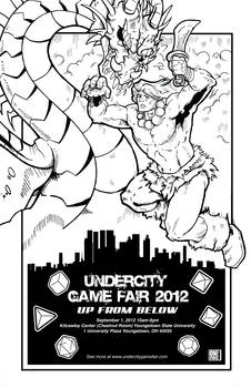Undercity Game Fair Flyer BW
