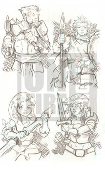 Undercity Games Fantasy Sketch Cards: Gnome 1