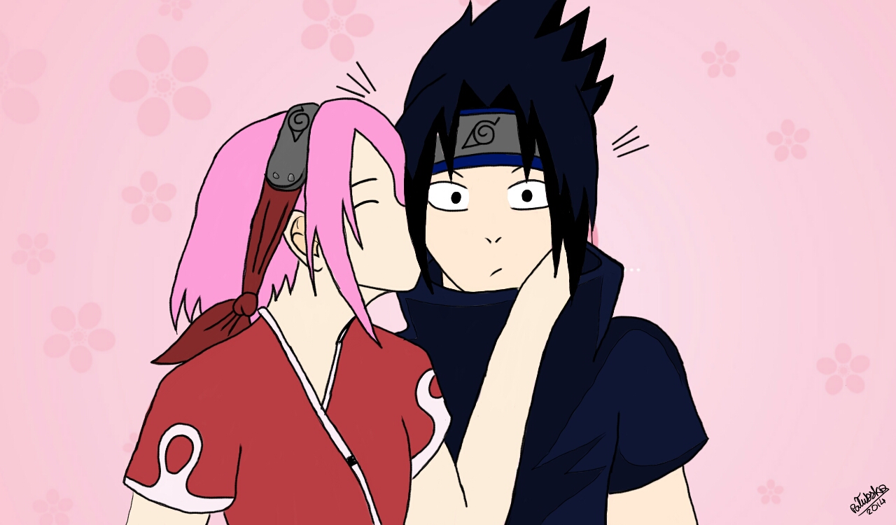 Naruto - Haruno Sakura and Uchiha Sasuke KISS! by anime-freak100 on  DeviantArt