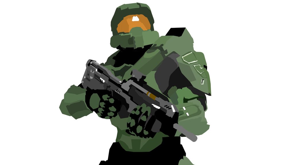 Master Chief Vectorized