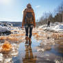 A walk in the snow