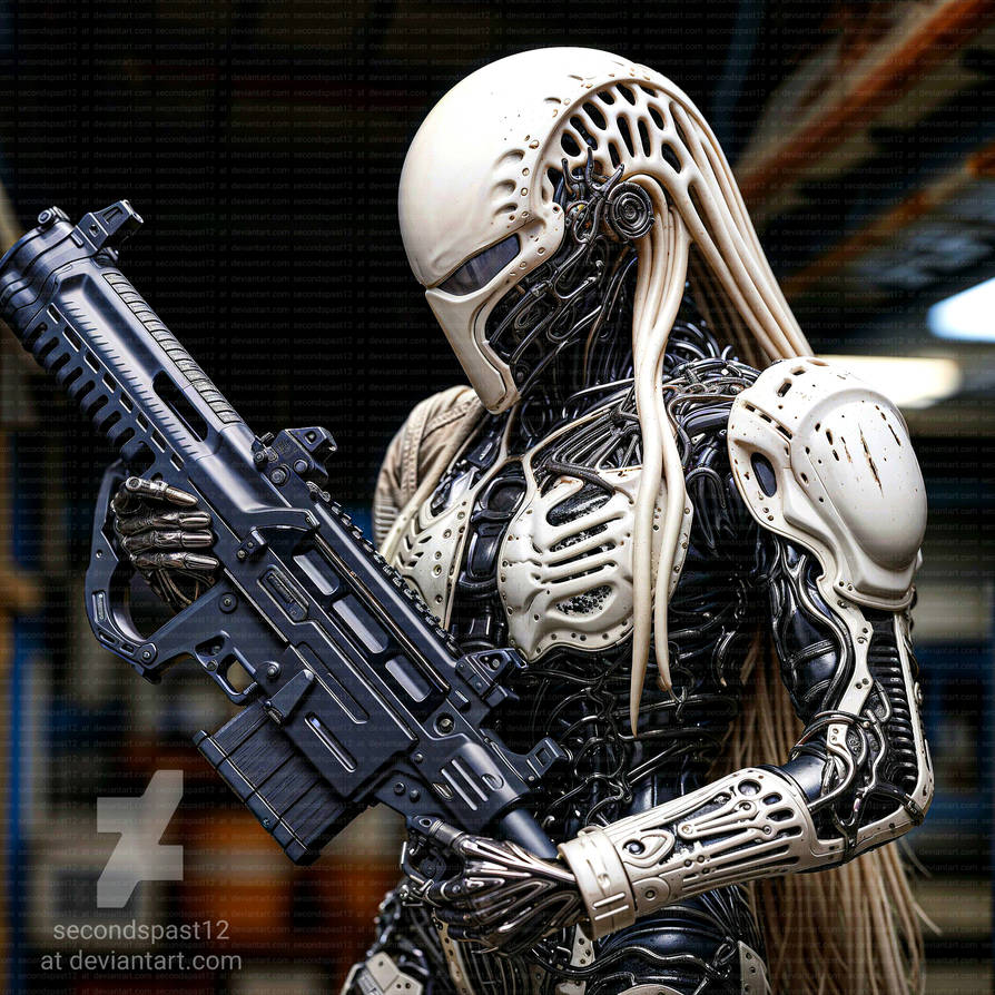 HR Geiger Sci-Fi inspired visions - 09 by SecondsPast12 on DeviantArt