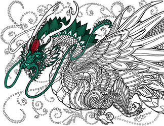 Jade Dragon - Work In Progress #2