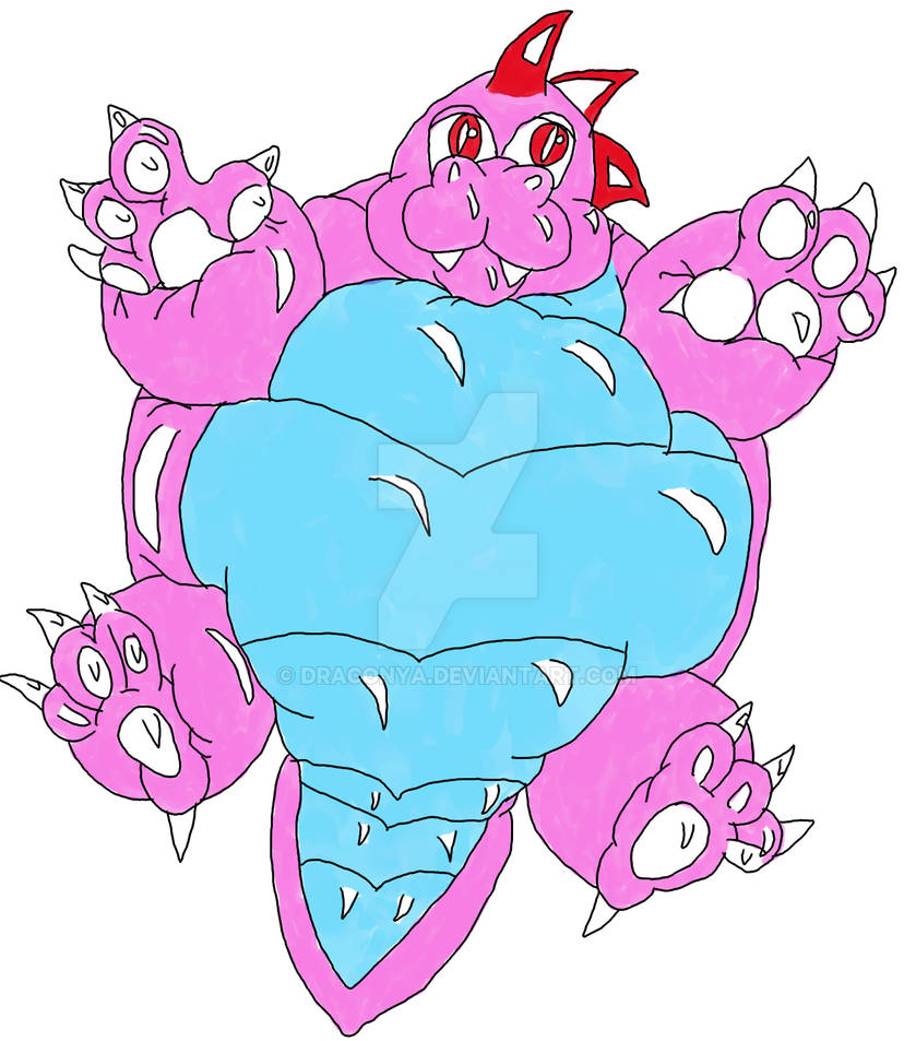 Draool Inflation Big Inflate A Dragon by Draconya on DeviantArt