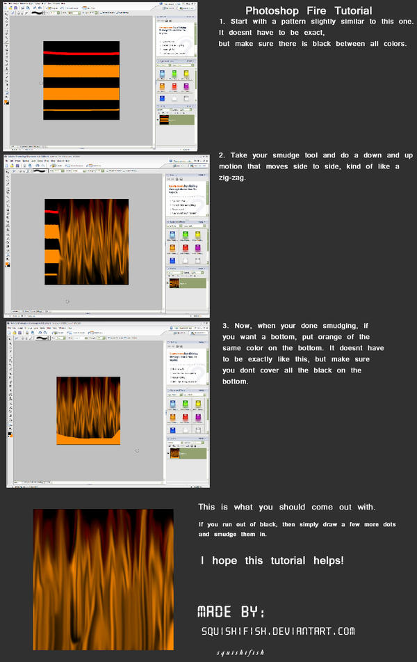 Fire Tutorial by SquishiFish on DeviantArt