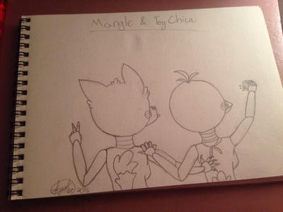 Bugglee FNAF Mangle and Toy Chica by Bugglee on DeviantArt