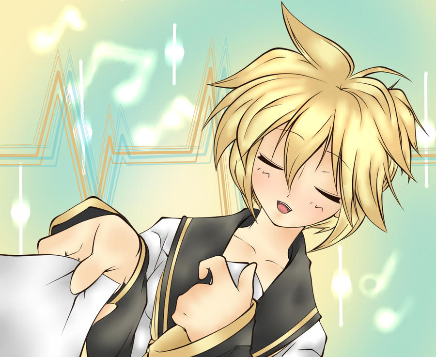 vibes of music :len kagamine colored: