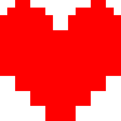 Undertale Heart Vector