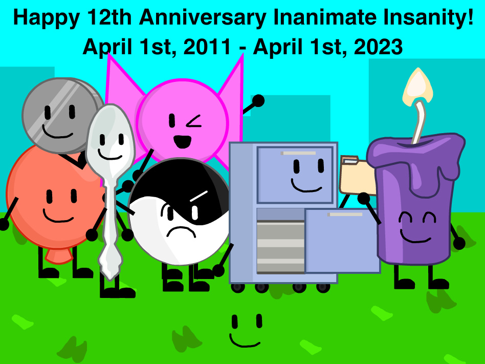Happy 12th Anniversary Inanimate Insanity! by Object336Tetris909 on ...