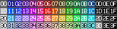 NES Color Pallete (Free to Use!) by Object336Tetris909 on DeviantArt