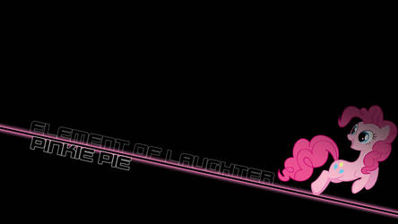 Pinkie Pie Element of Harmony Text Wallpaper