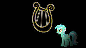 Lyra Glowing Cutie Mark Wallpaper