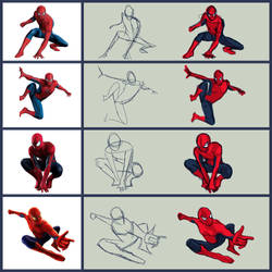 spiderman sketches