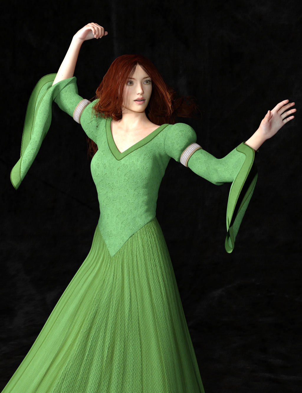 Green Sorceress by dazinbane on DeviantArt