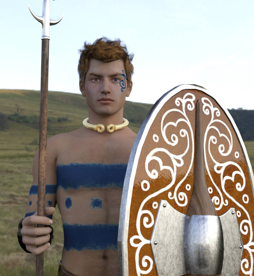 Celtic warrior by AledThompsonArt on DeviantArt
