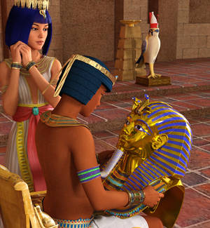 Tutankhamun Contemplates Eternity B