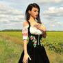 Lainey In Sunflower Field B