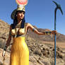 Egyptian Goddess in the desert