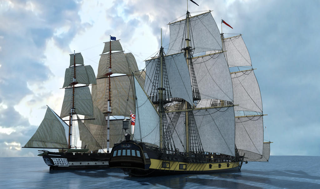 Ships at sea by dazinbane on DeviantArt