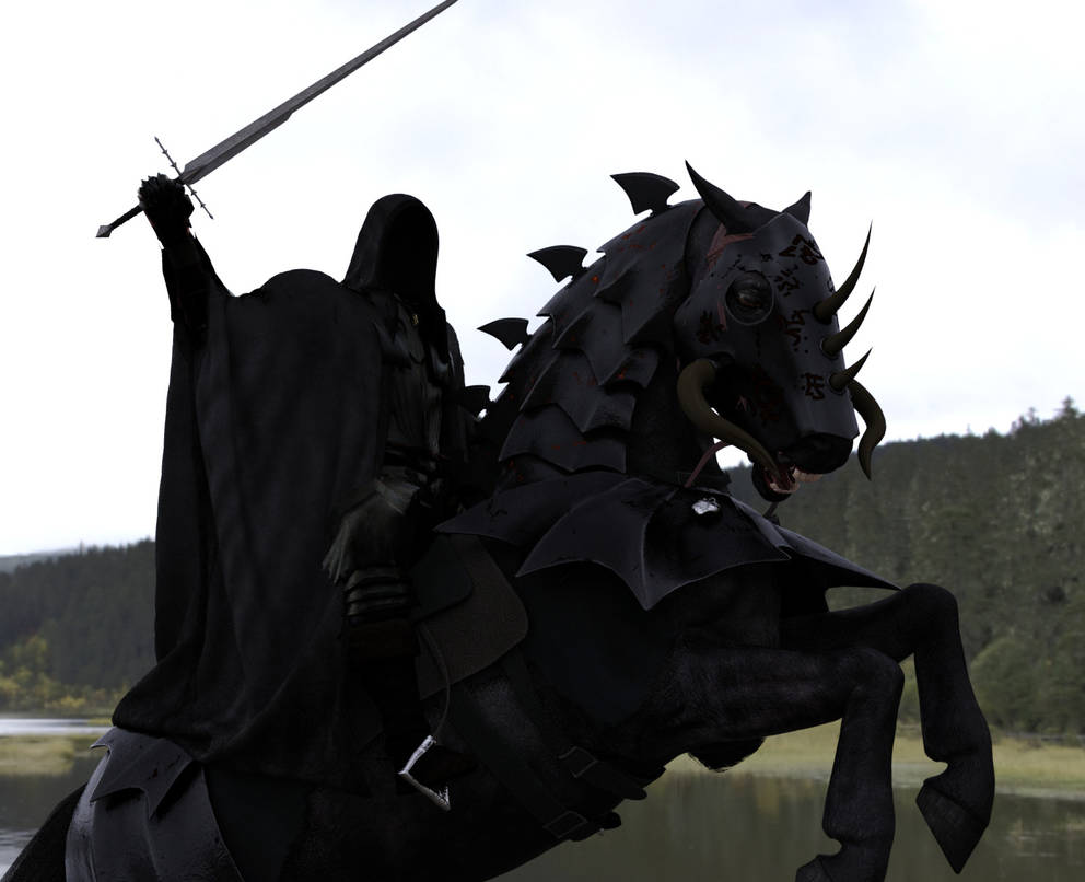 Nazgul On Horse by dazinbane on DeviantArt