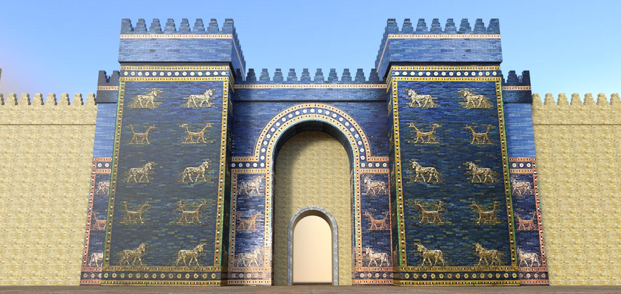 Ishtar Gate by dazinbane on DeviantArt