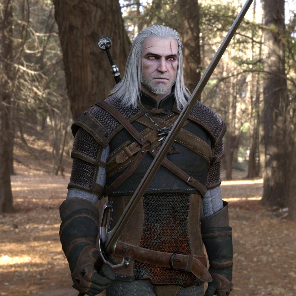 Geralt from The Witcher by dazinbane on DeviantArt