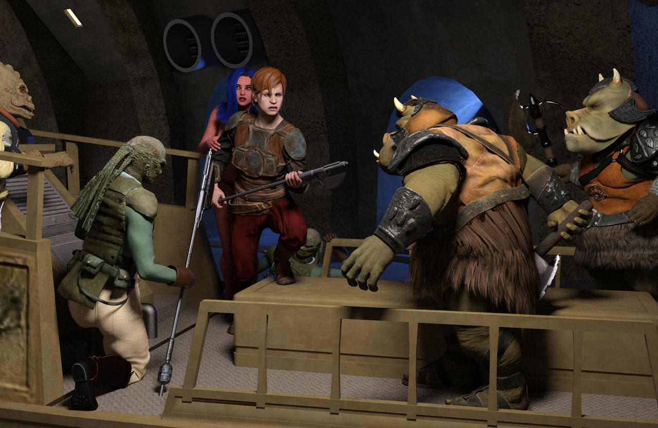 Scuffle On A Skiff by dazinbane on DeviantArt