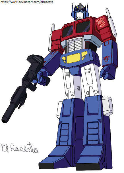 g1 optimus prime, transformers animated colors by Elracesta on DeviantArt