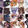 FREE TO USE warrior cats icons