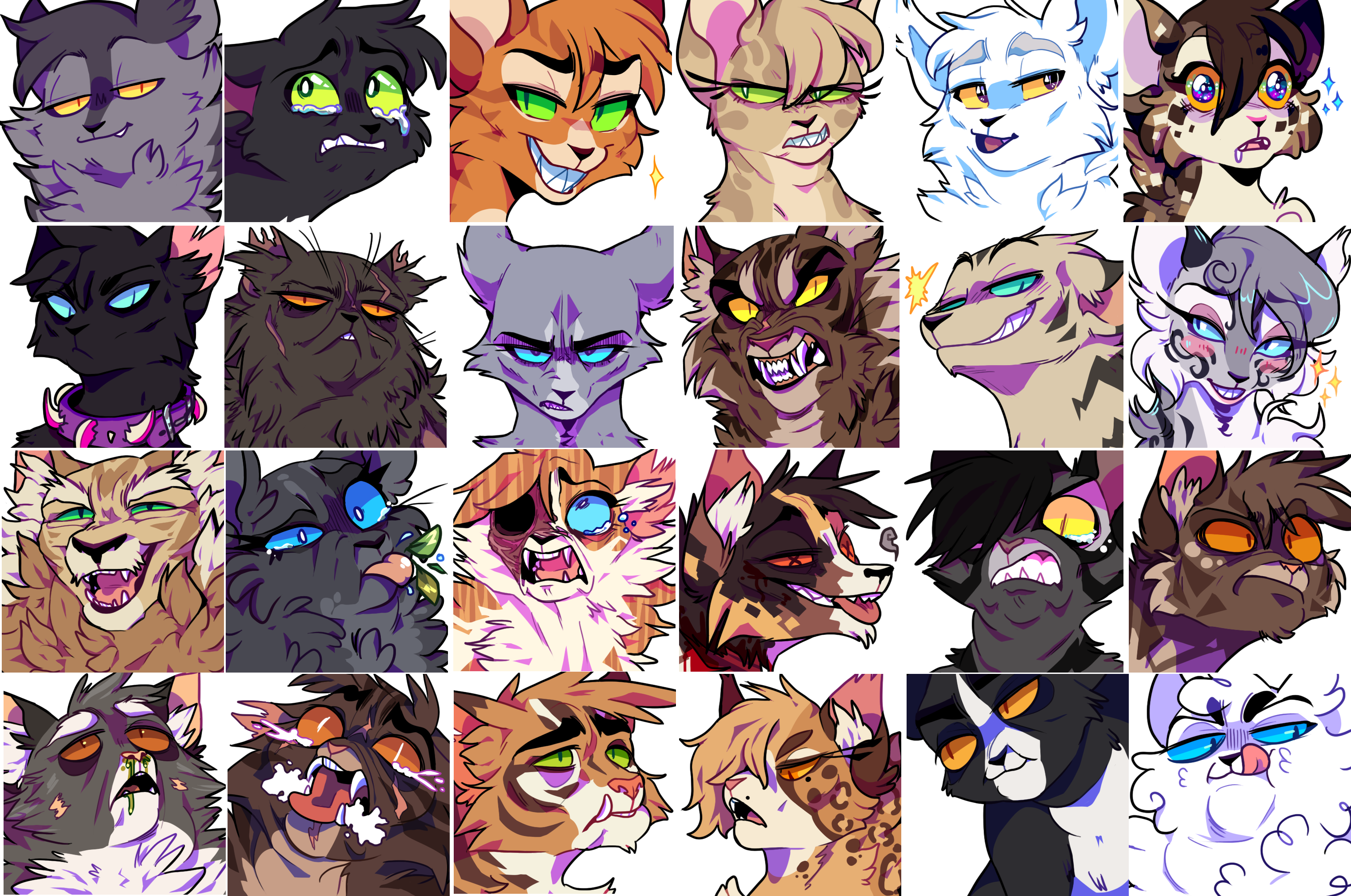 Warrior cat 500x500 icon commissions! only $10 each! : r/WarriorCats