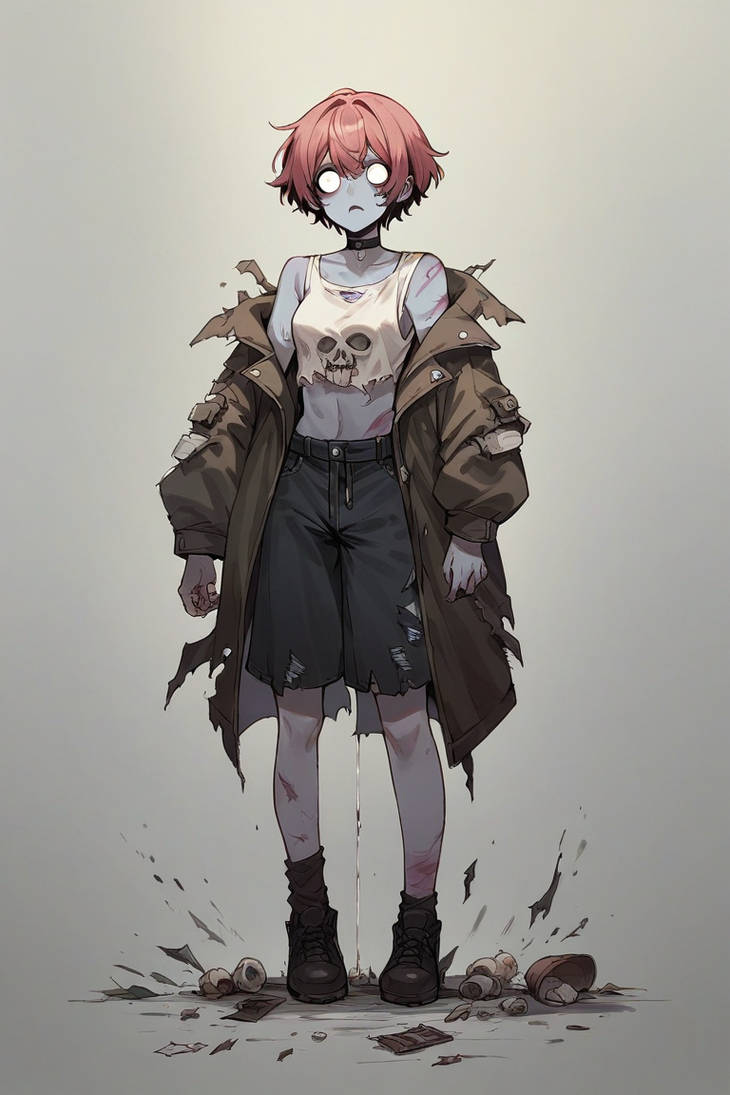 zombie Girl (AI Art Ideal) by StevenGK2 on DeviantArt