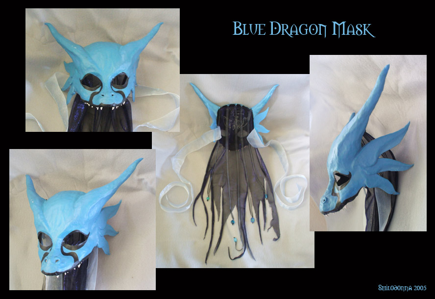 Blue Dragon Mask