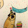 Birthday Pug