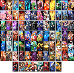 Smash Bros Ultimate Roster (with First Wave DLC)