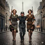 Walking, towards Victory and Defeat, Paris 1944