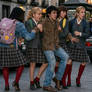 Schoolgirls in Action