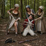 The advantage of wearing petticoats!