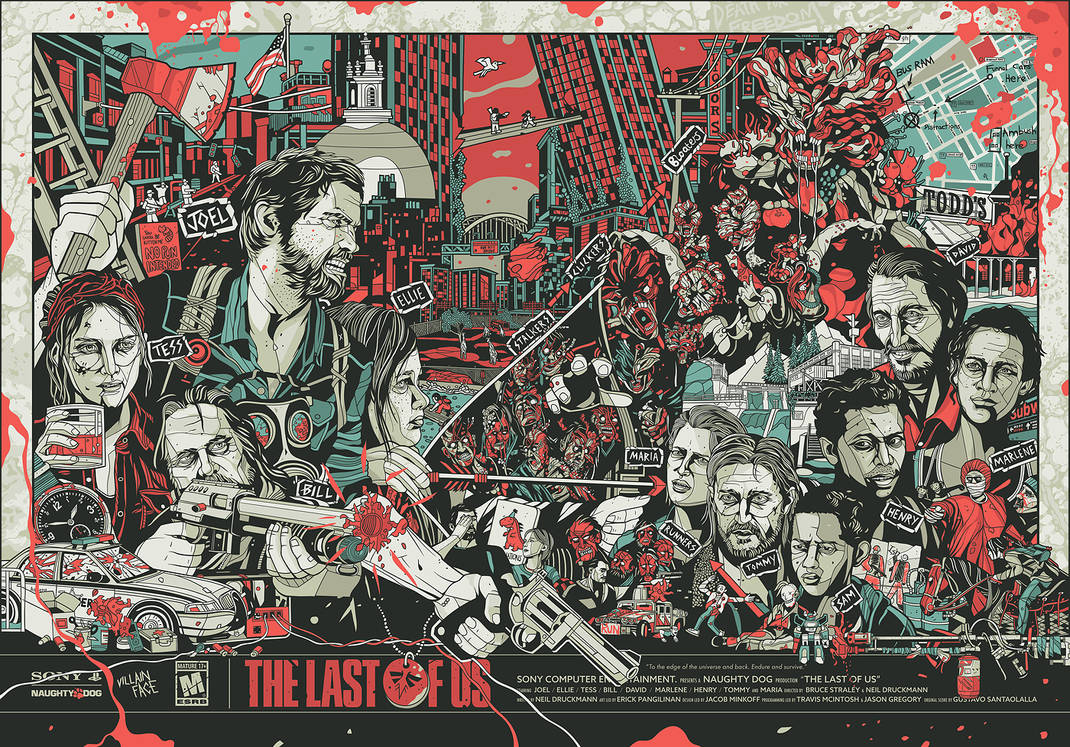 'The Last of Us' Poster (by VillainFace) by VillainFace 'The Last of Us' Poster (by VillainFace) by VillainFace