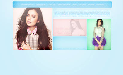 Lily Collins: Premade by sweetestsmiles