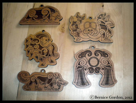 Norse Christmas Ornaments Pre-Order! 5 Styles!
