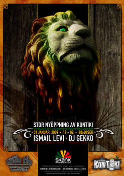 Lovetip Lion Poster