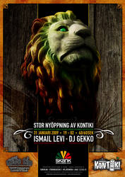 Lovetip Lion Poster