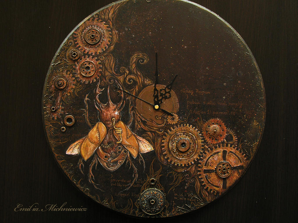 Steampunk clock by Evidriell on DeviantArt