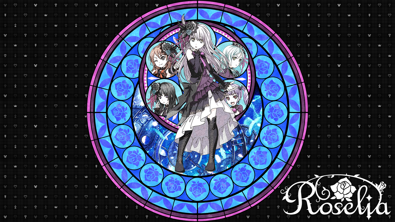 Roselia Stained Glass Wallpaper Kh Edition By Otakana Mp5 On Deviantart Roselia Stained Glass Wallpaper Kh Edition By Otakana Mp5 On Deviantart