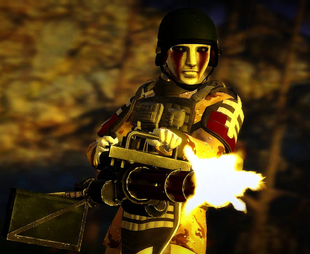 Minigun Look Minigun by MAXTHESEAL on DeviantArt