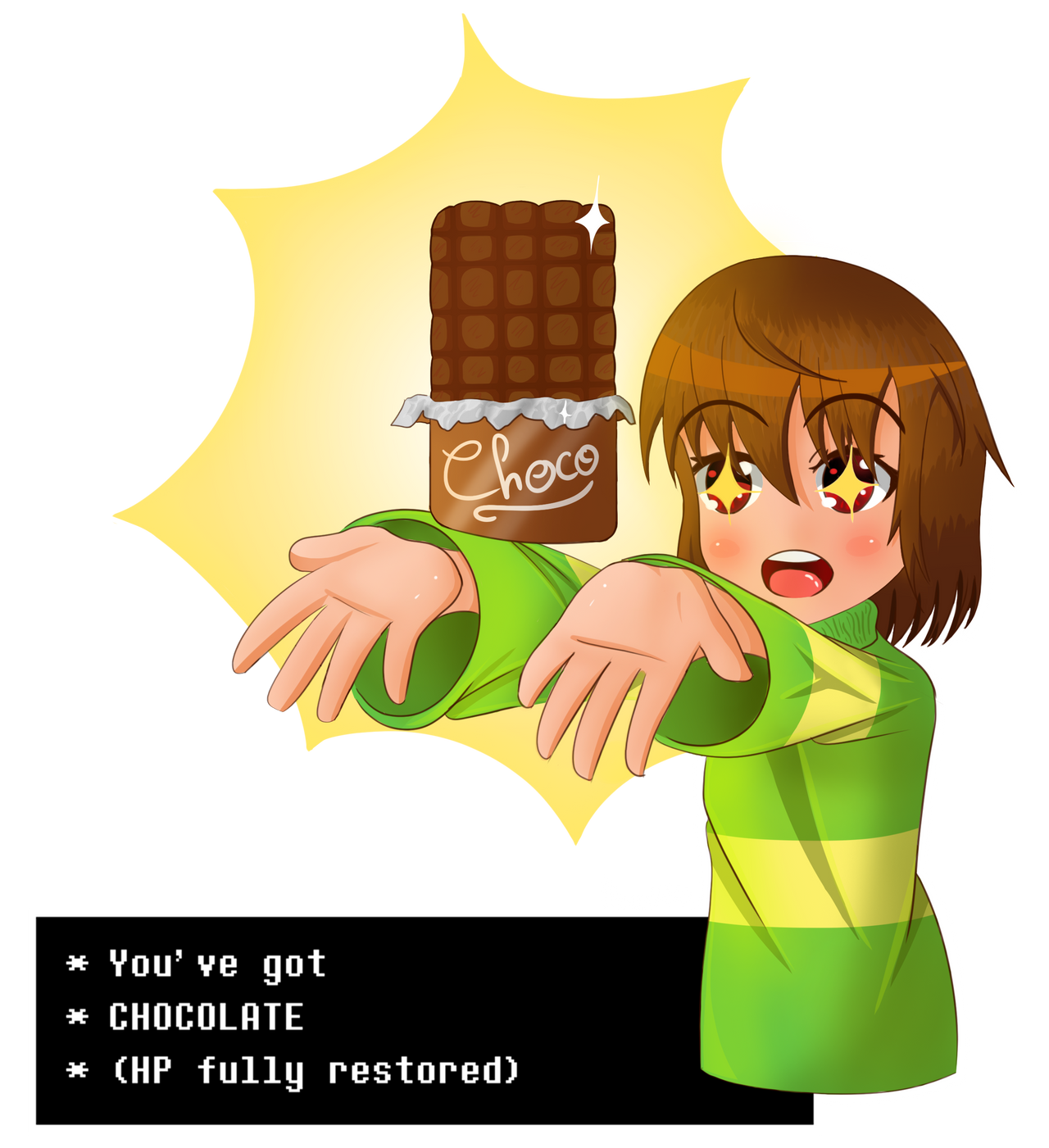 Chara Got Chocolate By Hugo9112 On DeviantArt chara-got-chocolate-by-hugo9112-on-deviantart